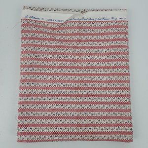 Vintage Laura Ashley Fabric 33"x68" 0.9 Yards English Country Stain Guard Finish